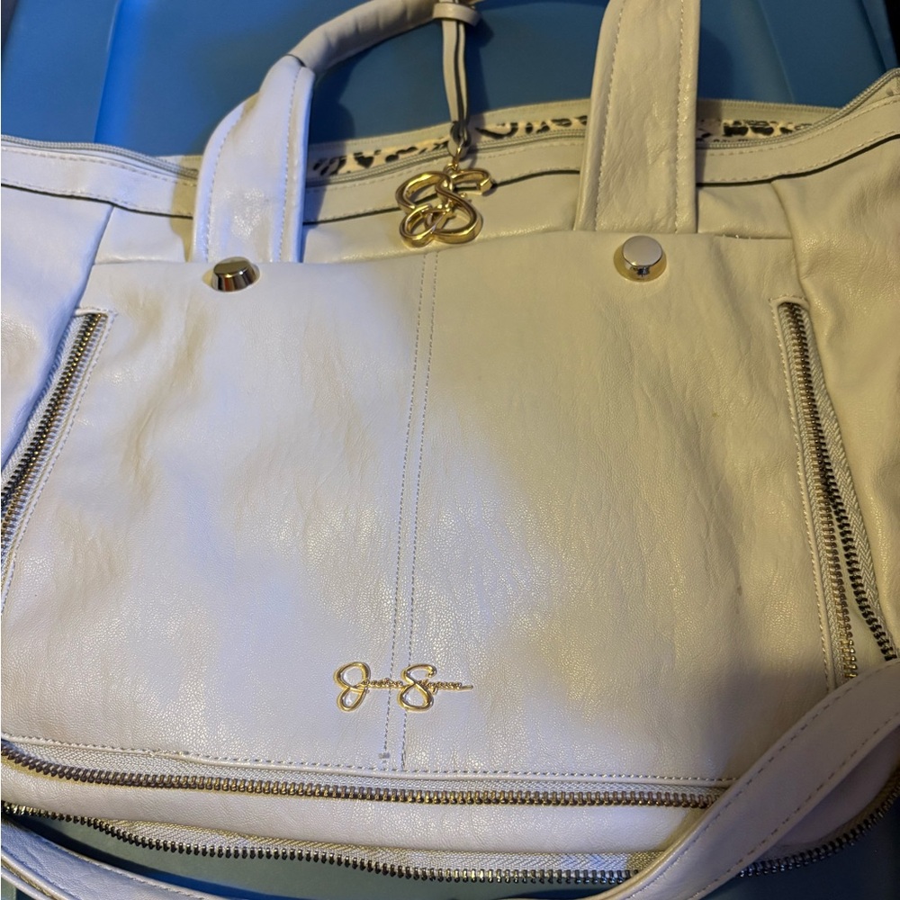 Jessica Simpson shoulder bag with Gold Accents